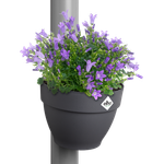 vibia campana fallrohrpflanzgefäss 22cm anthrazit